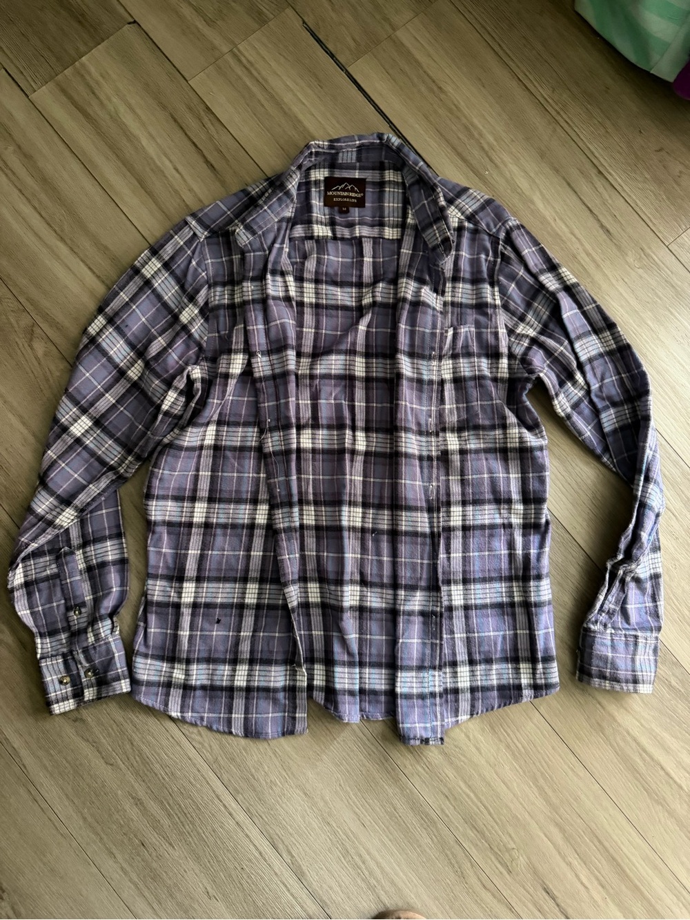 Relaxed Purple Plaid Button-Down Shirt - Casual Women’s Flannel